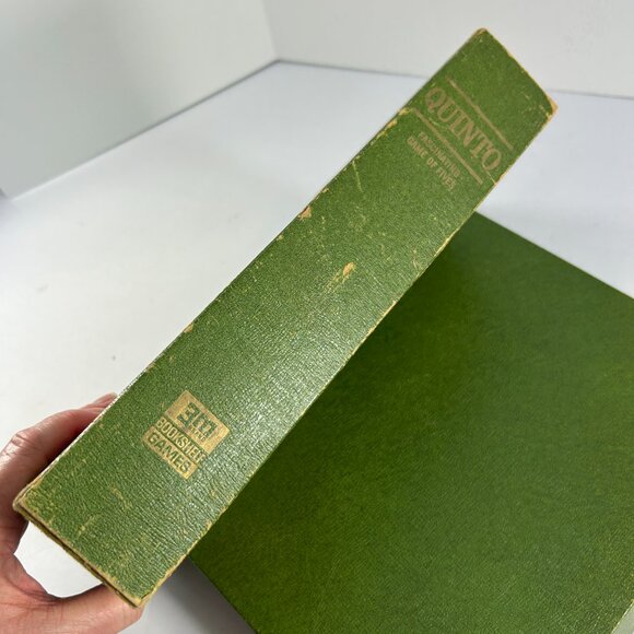 Vintage 1968 Quinto Bookshelf Game Strategy Missing Tiles Incomplete - Picture 7 of 9